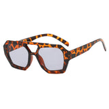 Daiiibabyyy  Unisex Sunglasses European American Double Beam Irregular New Retro High Quality Luxury Brand Personalized Popular Sunglasses