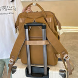 Daiiibabyyy  Fashion Handbag Travel Backpack Ins Style Large Capacity School Bag Adjustable Maternity Bag Adult