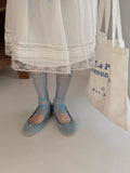 Daiiibabyyy  Colorful Ins Polka Dot Socks for Summer Thin Silk Sheer Breathable Leg Warmers Cute Footless Ankle Cuffs Trendy Calf Sleeves