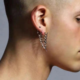 Daiiibabyyy  Goth Jewelry Metal Teeth Thorn Earrings Women Cool Accessories Punk Charms Aesthetic Earrings Hip Korean Fashion Earrings