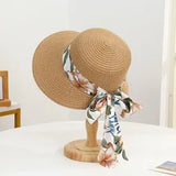 DAIIIBABYYY  -  Bohemian Style Summer Sun Hat For Women Sun Protection Beach Straw Fisherman Cap Fashion Big bowkont Lace Visor