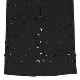 DAIIIBABYYY  -  Sexy Dresses for Women Spaghetti Strap Black Hollow Out Sheath Floor Length Elegant Ladies Birthday Party Dinner Club Vestidos