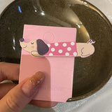 DAIIIBABYYY  -  Sweet Cute Puppy Barrettes Three-Dimensional Cartoon Animal Barrettes Girl Heart Duckbill Clip Side Clip Hair Accessories