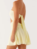 Daiiibabyyy  Elegant Off-Shoulder Bodycon Dress with Cutout Detail and Ruched Design Perfect for Summer Parties and Beach Outings