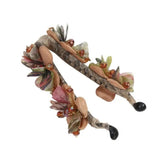 Daiiibabyyy  New Anti-Slip Banana Clip Retro Style Elegant Rose Twist Clip Handmade Ponytail Clip For Women