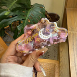Daiiibabyyy  1pc New style of grasping clip with stars, moon, diamonds, simple and fashionable hair accessories, shark hair clip