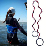Daiiibabyyy  1pc Elastic sports ponytail anchor braid fried dough twisted hair rope sports headband, windproof and suitable for outdoor sport