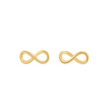 Daiiibabyyy 100% 925  Sterling silver Stud Earring for Women Girl Gift Innocent 8 Number Endless Jewelry Dropship