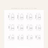 Daiiibabyyy  24pcs Manicure Long Almond False Nails Aurora Wave French Press on Nails Flower Starburst Detachable Fake Nials DIY