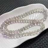 DAIIIBABYYY  -  7.6MM Natural Black Super Seven Quartz Triple Circle Bracelet Fashion Personalized Men Women Gift 1PCS