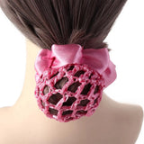 Daiiibabyyy  Hair Accessories Sweet For Girls Nurse For Women Dance Hair Net Hairgrips Cover Net Ponytail Holder Korean Bun Snood