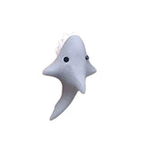 Daiiibabyyy 1Pair Cute Animal Biting Stud Earrings Women Girl Cartoon Shark Dinosaur Resin Stud Earring Ear Studs Bite Funny Jewerly Gift