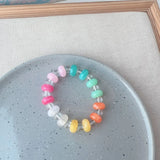 DAIIIBABYYY  -  boho summer beach Various Beads Multi-Colors Sarafina The Neutral Collection gemstone Agate opal Open Loop Necklace