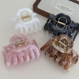 Daiiibabyyy  1pc Simple and Advanced Claw Clip for Women, Rear of the Head Hair Clip, Pumpkin Clip Suitable for Thick Hair, Sh Clip Hair Acce