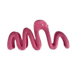 Daiiibabyyy New In Acrylic Hair Claws for Women Extra Large Crab Clip Sense of Premium Wavy Lines Hair Clip Girl Shark Hair Accessories
