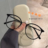 Daiiibabyyy  Round Shape Women Eyeglass Frames High Quality TR90 Material Man Glasses Blue Light Blocking Women's Glasses Frame