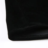 DAIIIBABYYY  -  Elegant Black Velvet Dress Retro 2000s Ruched Patchwork Short Sleeve Party Dresses for Women Japanese y2k Ladies Outfits