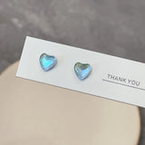 DAIIIBABYYY  -  Fashion Sweet Macaron Candy Colorful Heart Stud Earrings Women Y2K Korean Fashion Girls Party Earring Jewelry Wholesale