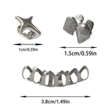 Daiiibabyyy  Personalized, Fashionable And Shiny Teeth Accessories, Hip-Hop And Rap Style, Suitable For Both Men And Women As Party Gifts