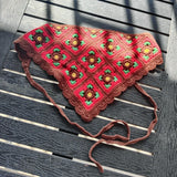 Daiiibabyyy  New Spring Summer Travel Headgear Handmade Knitted Headband Women Japan Korea Sweet Strap Headscarf Photo Triangle Towel