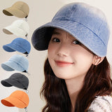 DAIIIBABYYY  -  Women's Bucket Hat Panama Fashion Sun Visor Breathable Fisherman Protection Hat Ponytail Cap Summer Hats Beach Sun Hats