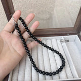 DAIIIBABYYY  -  Vintage Strands Choker Necklace Black Pearls Necklace Simulated Pearl Choker Necklace Jewelry Gift Women Unique Clavicle Chain