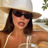 DAIIIBABYYY  -  Fashion Brand Oval Leopard Brown Women Sunglasses Small Frame Sun Glasses Ladies Retro Frame Eyewear Shade Oculus De Sol