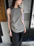 DAIIIBABYYY  -  French Temperament, High-end, Sleeveless Vest for Women, Cool Summer Design, Niche Sleeveless Top for Women