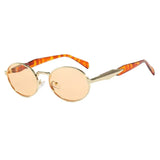 DAIIIBABYYY  -  Retro Round Metal Sunglasses Women Glasses New Fashion Leopard Sun Glasses Trendy Brand Designer Eyewear Female Male UV400