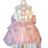 Daiiibabyyy Japan Genuine Sweet Kawaii Lolita Dress Jsk Women Victorian Princess Party Wedding Dresses Girly Floral Bow Elegant Lolita