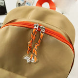 Daiiibabyyy  High School Student Backpack, Simple Solid Color, Middle School Student Backpack, Large Capacity, Lightweight Backpack