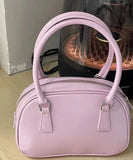 Daiiibabyyy  New PU Silver Polyester Crossbody Bag Small Square Bowling Purse Lightweight Durable Fashion Shoulder Bag for Daily Use