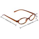 DAIIIBABYYY  -  2024 New Retro Blue Green Oval Small Frame Myopia Glasses Frame Women's Anti Blue Light Glasses Fashion Y2K Style Gafas Oculos