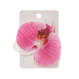 DAIIIBABYYY  -  Artificial Orchid Flower Butterfly Hair Clips for Woman Girls Phalaenopsis Pearl Duckbill Hairgrips Hairpins Hair Accessories