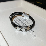 Daiiibabyyy  Y2k Leather Multi-layer Star Magnetic Square Bracelet for Women Fashion Trend Bracelets Design Sense Girl Hand Accessories