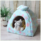 DAIIIBABYYY  -  Foldable Dog House Mat,Cat Litter Teddy Pomeranian Puppy Tent Kennel Nest,Small Medium Dog Chihuahua Mongolian Yurts,Pet Bed