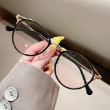DAIIIBABYYY  -  Round Eyeglasses Women Men Computer Anti Blue Light Glasses Frames Transparent Optical Fake Eyeglass Student Myopia Frame Oculos