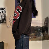 DAIIIBABYYY  -  Y2K Graphic Long Jackets Hoodie Tops Y2K Streetswear  Women Winter Clothes Sexy Casual Fashion Sweatshirts Letter Print Tops