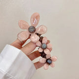 DAIIIBABYYY  -  Elastic Telephone Wire Hair Ties Women Girls Butterfly Hair Bands Spiral Coil Rubber Band Ponytails Head Ropes Hair Accessories