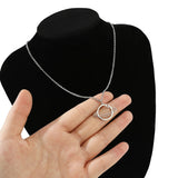 DAIIIBABYYY  -  Fashion Hollow Saturn Planet Pendant Necklace Star Universe Charm Metal Chain Silver Color Women Kpop Jewelry