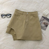 Daiiibabyyy  irregular High-waisted skirt women summer 2025 fashion slimming A-line skirt female y2k black  tennis shorts faldas mujer