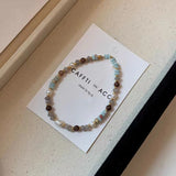 Daiiibabyyy  New Natural Stone Pearl Bracelet Women's Luxury Elegant Handmade Beadeds Chain Necklace New Fashion Luxury Jewelry