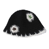 Daiiibabyyy  New Star Colorful Fringe Woolen Hat Women's Autumn and Winter Cute Handmade Plush Hat Knitted Fisherman Bucket Hats
