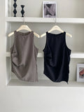 DAIIIBABYYY  -  French Temperament, High-end, Sleeveless Vest for Women, Cool Summer Design, Niche Sleeveless Top for Women