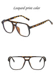 DAIIIBABYYY  -  2024 Fashion Anti-blue Light Glasses Men Women Transparent Computer Glasses Large Frame Retro Eyeglass Square Eyeglasse