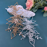 Daiiibabyyy  Pearl Hairband Sweet Wedding Hair Bands for Women Handmade Rhinestone Headbands Bridal Hair Accessories Baroque Headdress