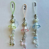 DAIIIBABYYY  -  jelly fish inspired phone charm cute aesthetic y2k handmade
