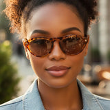 Daiiibabyyy  Retro Versatile Hot Girl Sunglasses Outdoor Fashion Driving Cross-Border Sunglasses