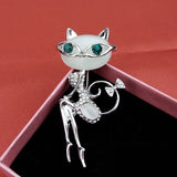 Daiiibabyyy 1Pcs Cute Cartoon Cat Colorful Foot Pins Acrylic Badges Brooch Lapel Pin for Women Clothes on The Backpack Accessories Jewelry