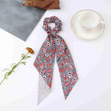 Daiiibabyyy  Fashion Dots Scrunchies Long Hair Rope Korean Hair Ties for Women Ponytail Scarf Sweet Elastic Hair Band Hair Accessories